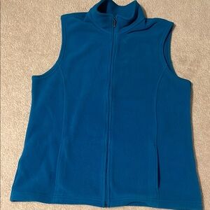 L.L. Bean Blue Fleece Vest